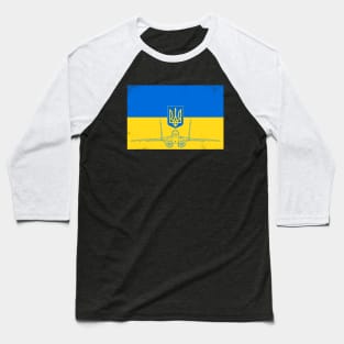 Ghost of Kyiv Baseball T-Shirt